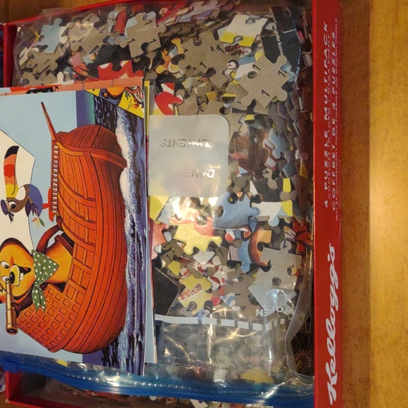 Kellogg's Vintage Puzzle Sets 4sets With Poster - Picture 3 of 3